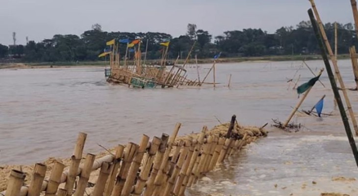 চার নদীর পানি বিপৎসীমার ওপরে, বন্যার শঙ্কা ৫ জেলায়